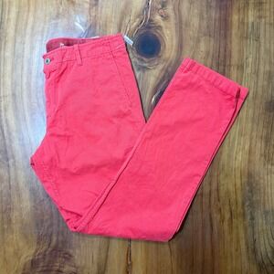 NEW Gap Mens Chino pants 33 x 32 Lived In Slim Cotton Straight Flat Front XX3